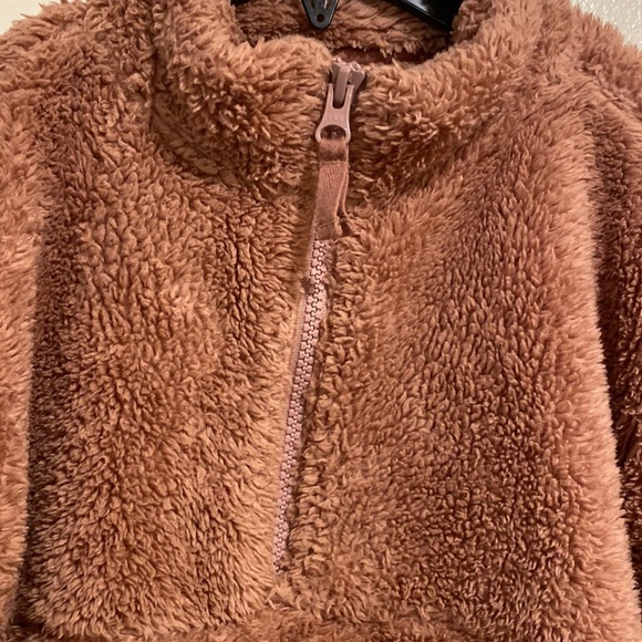 Crewcuts quarter zip teddy bear pullover - Picture 4 of 6